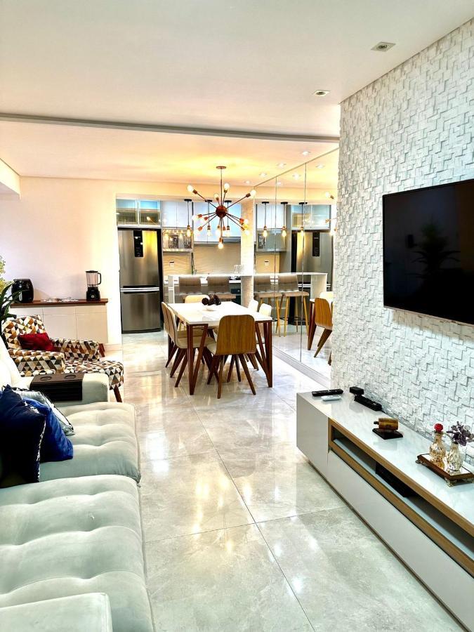 Apartamento top de linha praia da enseada Guarujá Exterior foto